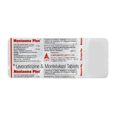 Montasma Plus Tablet 10'S - Allergies-Ant