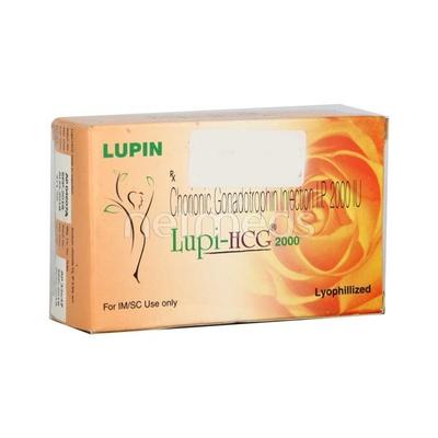 Lupi Hcg 2000IU Injection 1's - Hormonal Therapy-Tro