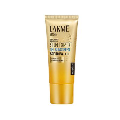 Lakme Gel Sunscreen for Bright Hydrated Skin, SPF 50 PA++++, No White Cast, In Vivo Tested, 100 ml - Face Sunscreen