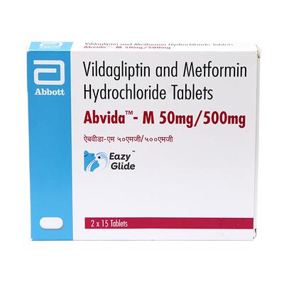 ABVIDA M 50/500mg Tablet 15's - Diabetes-Ant
