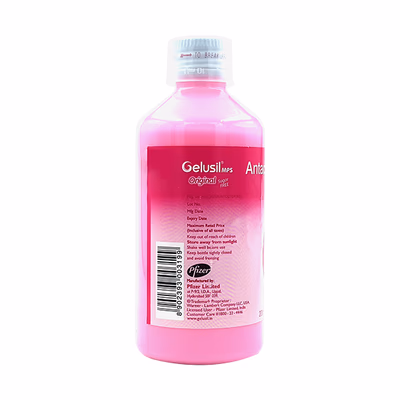 GELUSIL MPS ORIGINAL MINT FLAVOUR SUGAR FREE Liquid 200ml - Ulcer/Reflux/Flatulence-Aaa