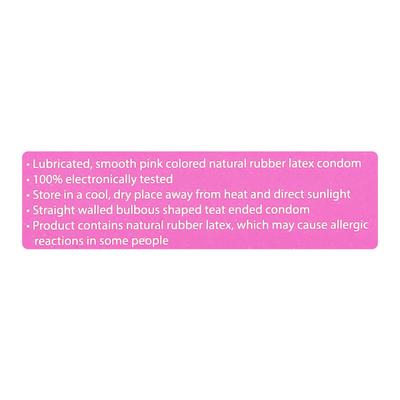 Kohinoor Pink Pleasure Condoms 3's - Plain/Flavoured Condoms