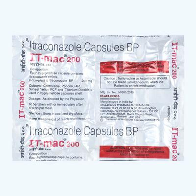 IT Mac 200mg Capsule 8'S - Fungal Infections-Anf