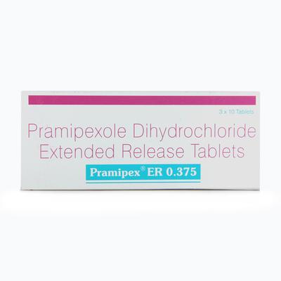 Pramipex ER 0.375mg Tablet 10'S - Parkinsonism-Apd