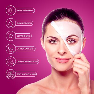 Gemblue Biocare Rose Facial Sheet Mask 20 ml - Sheet Masks