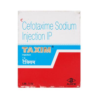 Taxim 1gm Injection 1's - Bacterial Infections-Cep