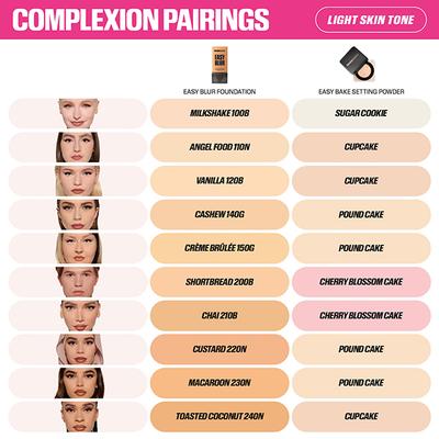 Huda Beauty Easy Blur Natural Airbrush Foundation Creme Brulee 150G 30 ml - Foundation
