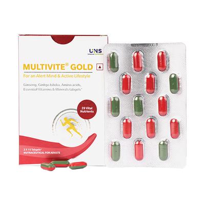 Multivite Gold Tabgel 15's - Multi-Vitamins