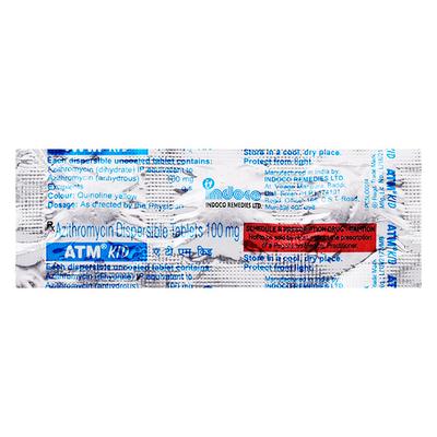 ATM Kid 100mg Tablet 3'S - Bacterial Infections-Mac
