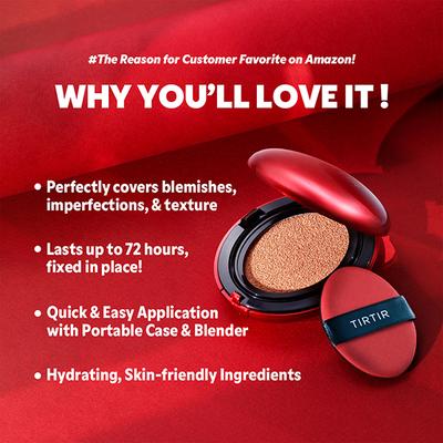 Tirtir Mask Fit Red Cushion 37C Almond Advanced 18 gm - Foundation
