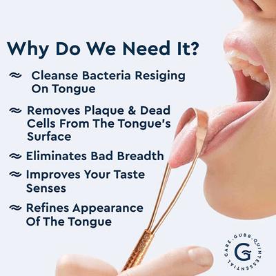 Gubb Tongue Cleaner Loop - Copper 50 gm - Floss & Tongue Cleaners