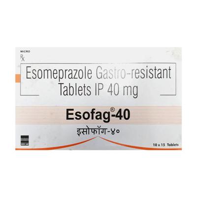 ESOFAG 40 Tablet 15's - Ulcer/Reflux/Flatulence-Aaa