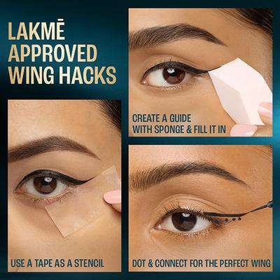 Lakme 9to5 Eyeconic Liquid Eyeliner Intense Black 4.5 ml - Eyeliners