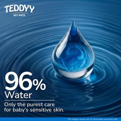 Teddyy Baby Wet Wipes 72's - Diapers & Wipes