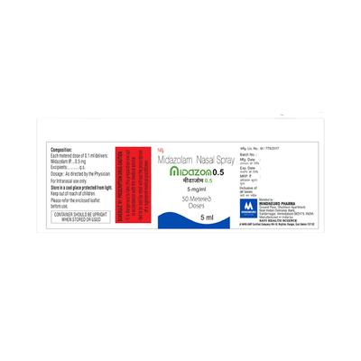 MIDAZOM 0.5 Nasal Spray 5ml - Hypnosis-Hyp
