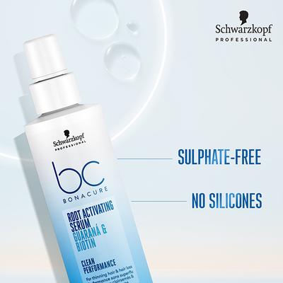 Schwarzkopf Professional Root Activating Serum For Thinning Hair With Guarana + Biotin 100 ml - Hair Serums