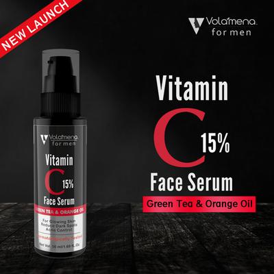 Volamena Vitamin C Face Serum - Green Tea & Orange Oil 50 ml - Face Gels