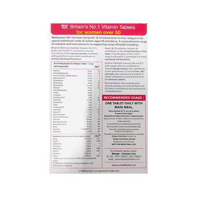 Wellwoman 50+ Gluten Free Tablet 30'S - Supplements-Vam