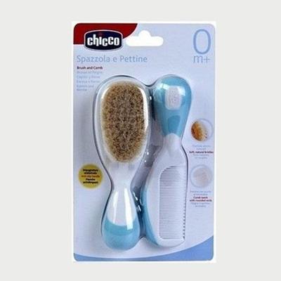 Chicco Brush and Comb - Light Blue - Baby Grooming