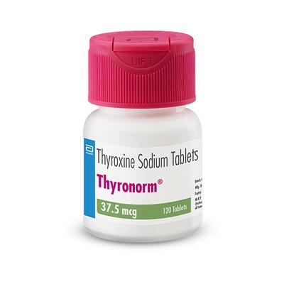 THYRONORM 37.5mcg Tablet 120's - Hypothyroidism
