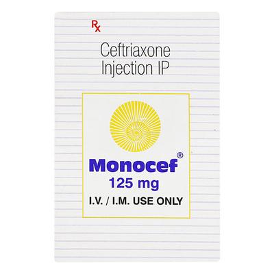 Monocef 125mg Injection 1's - Bacterial Infections-Cep