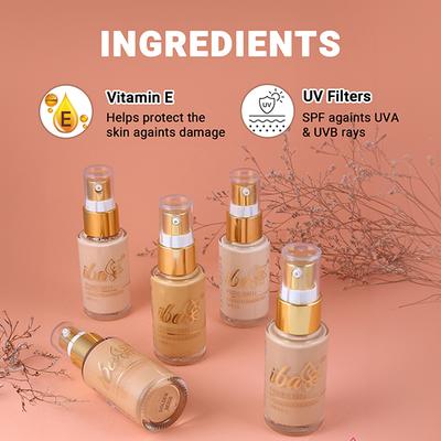 Iba Pure Skin Liquid Foundation SPF 15 04 Snow White 30ml - Foundation