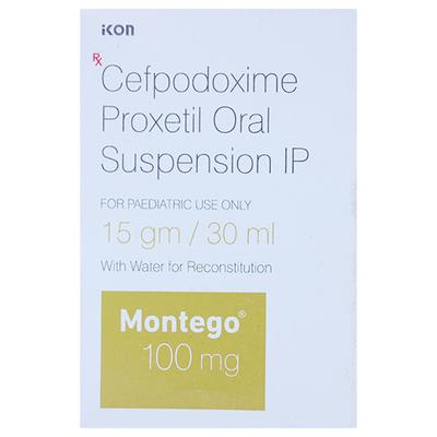 MONTEGO 100mg Dry syrup 30ml - Bacterial Infections-Cep