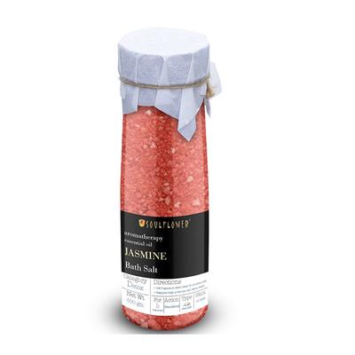 Soulflower Jasmine Bath Salt 500 gm - Bath Salts