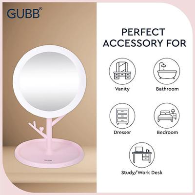 Gubb 360 Degree Vanity Mirror 150 gm - Mirror