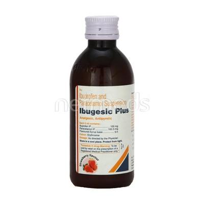 Ibugesic plus Strawberry Flavour Suspension 100ml - Pain relief-Nsa