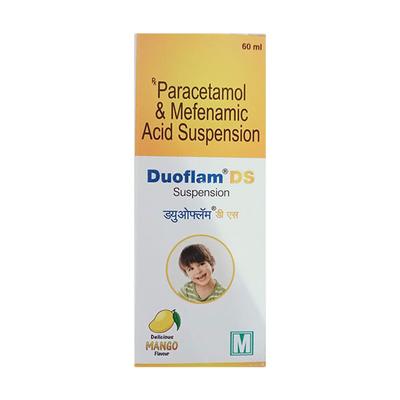 DUOFLAM DS DELICIOUS MANGO FLAVOUR Suspension 60ml - Pain relief-Nsa