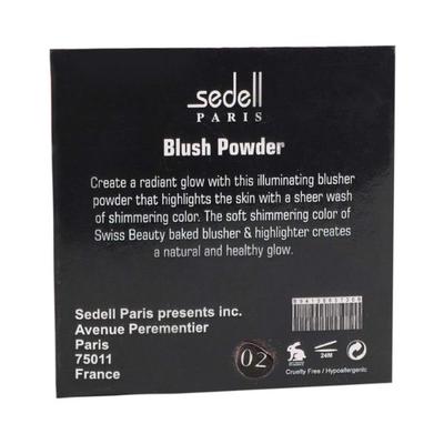 Sedell Professional Single Blush Powder 03 Shade 8 gm - Blushes