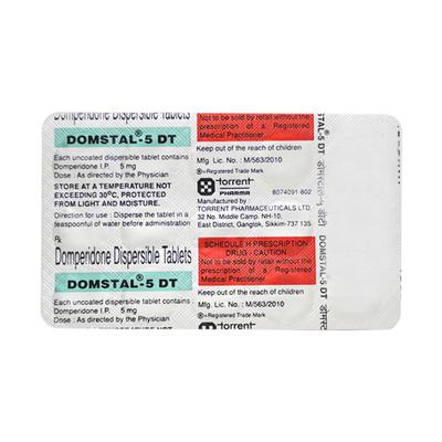 DOMSTAL DT 5mg Tablet 15's - Vomitting/Emesis-Ant