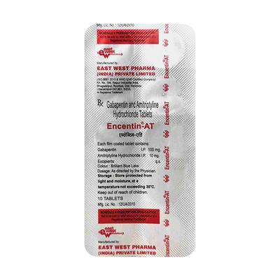 Encentin AT Tablet 10'S - Epilepsy/Convulsion-Ant