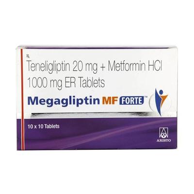 Megagliptin MF Forte Tablet 10'S - Diabetes-Ant