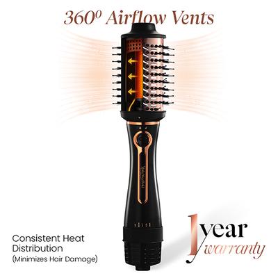 Urban Yog MakeMeeBold 3-in-1 Hot Air Brush Hair Dryer Hair Straightener Volumizer Blow Dryer 800 gm - Hair Dryers
