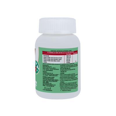Revital Omega 3 Vegetarian 1000 mg Flaxseed Oil Capsules 60's - Omega Fish Oil Fatty Acids