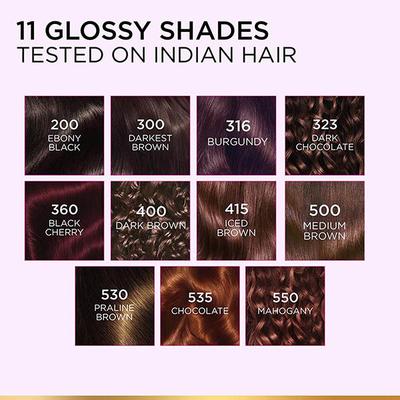 L'Oreal Paris Casting Creme Gloss Hair Color, 530 Praline Brown 87.5g+72ml 1's - Crème