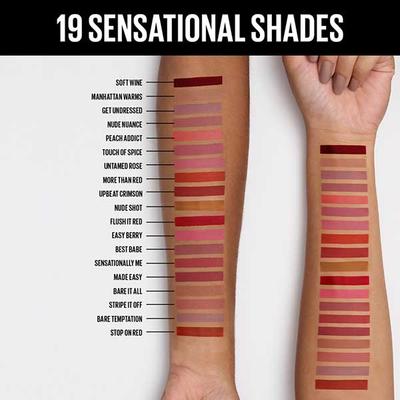 Maybelline New York Color Sensational Liquid Matte Lipstick, NU07 Get Undressed 7ml - Lipsticks