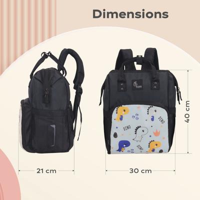 R for Rabbit Caramello Dino Diaper Bags - Grey 1's - Diapers & Wipes