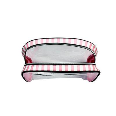 Colorbar Lips & Lashes Bag In Bag(Set Of Three) - White + Blush Pink 1's - Makeup Bags & Cases
