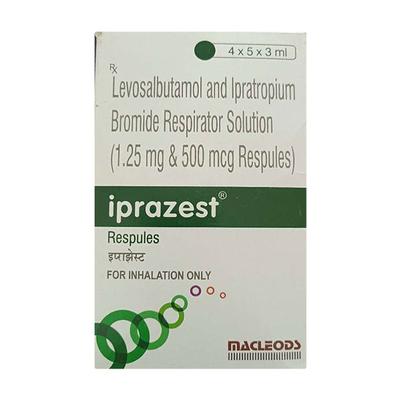 IPRAZEST Respules 5x3ml - Asthma/COPD-Ast