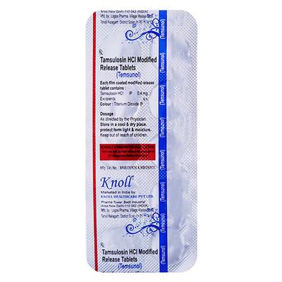 TEMSUNOL Tablet 10's - Bladder And Prostate Disorders-Dru