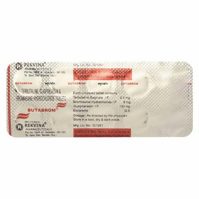 BUTABROM Tablet 10's - Cough And Cold-Cou