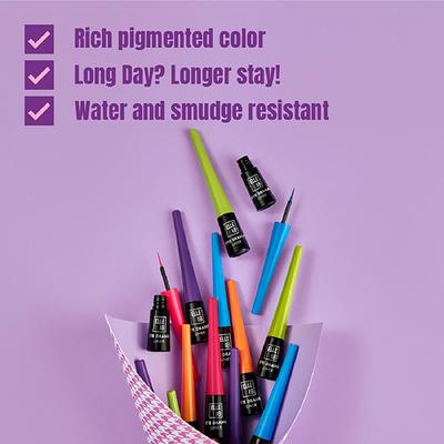 Elle18Eyedrama Liner Lazer Blue 3 ml - Eyeliners