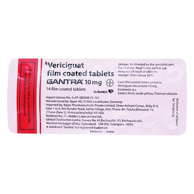 GANTRA 10mg Tablet 14's - Heart Failure-Car