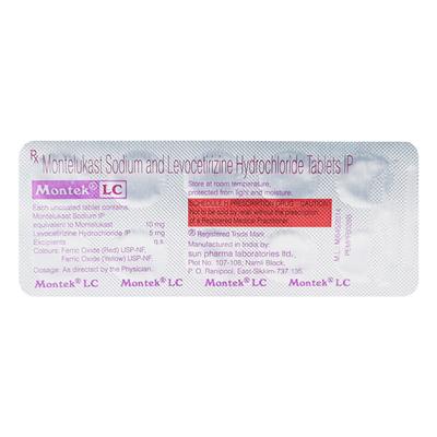 Montek LC Tablet 10'S - Allergies-Ant