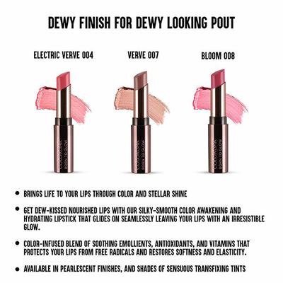 Colorbar Born To Glow Lipstick Bgl002 2.5 Gm - Lipsticks