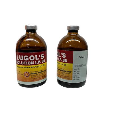 Agrawal Lugol's Solution 100 ml - Wound Treatments