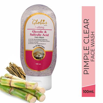 Globus Remedies Glycolic & 1% Salicyclic Acid Face Wash 3's - Face Washes